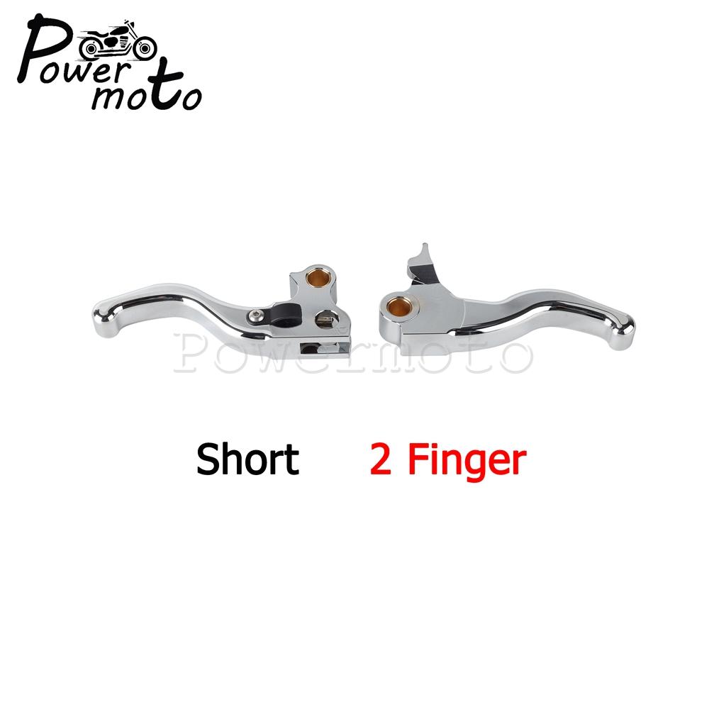 For Harley Dyna Brake Clutch 2-3 Finger Handle Levers Fits Wide Glide CVO SE Street Bob Low Rider Fat Bob Super Glide 1996-2017