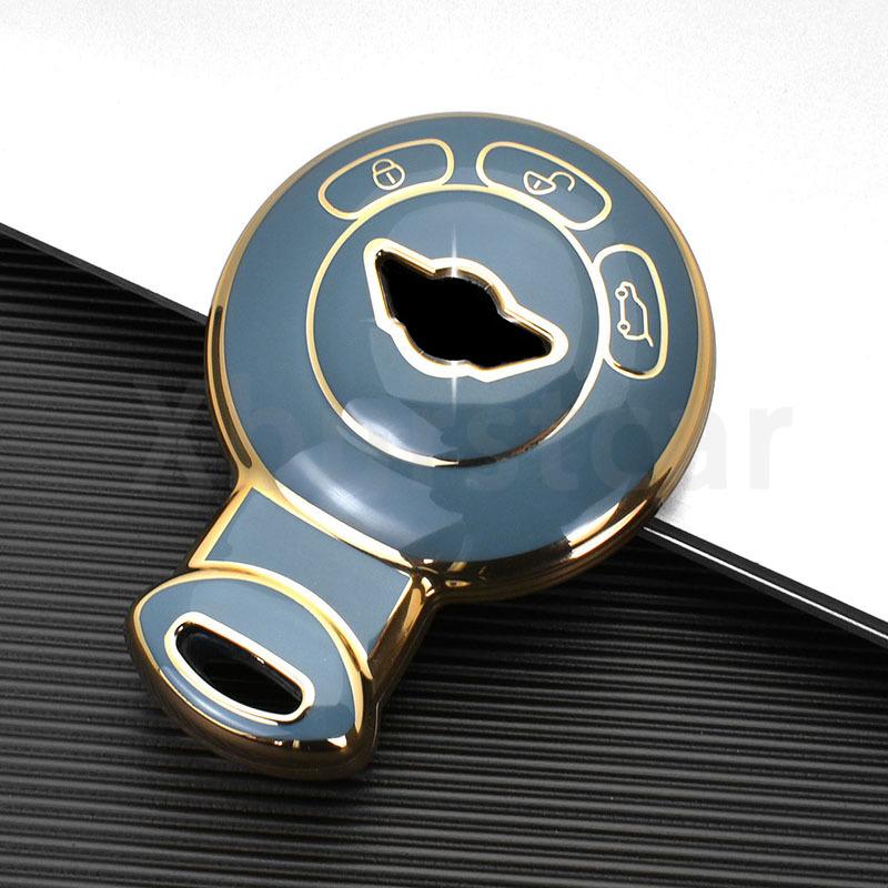 Για Bmw Mini Cooper S One D Clubman Countryman Cabrio Μαλακό TPU Θήκη Καλύμματος Κλειδιού Αυτοκινήτου Προστατευτικό Χωρίς Κλειδί Αξεσουάρ