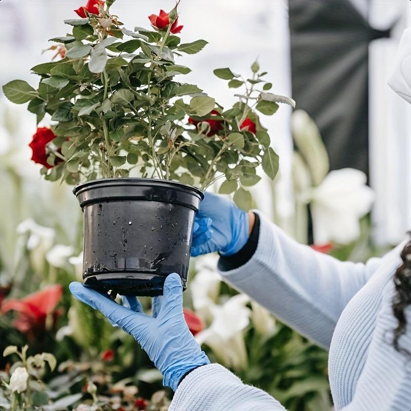 100Pcs Disposable Nitrile Gloves,Durable Household Cleaning Gloves,Garden Planting and Digging Non-slip Dirt-resistant Gloves