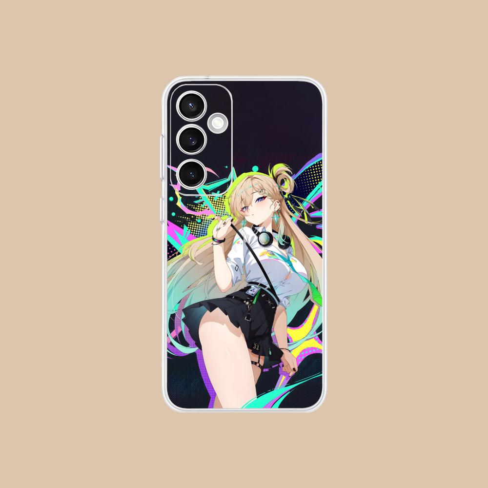 Wuthering Waves Lynae Phone Case for Samsung Galaxy S25 S24 S23 S22 S21Plus FE Ultra Clear Colorful Cover Luxury Cellphones