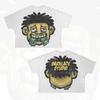 Men Women Streetwear T Shirt Hip Hop Fun Cartoon Graphic Printed Oversized T Shirt Harajuku Gothic Cotton Short Sleeved Clothing