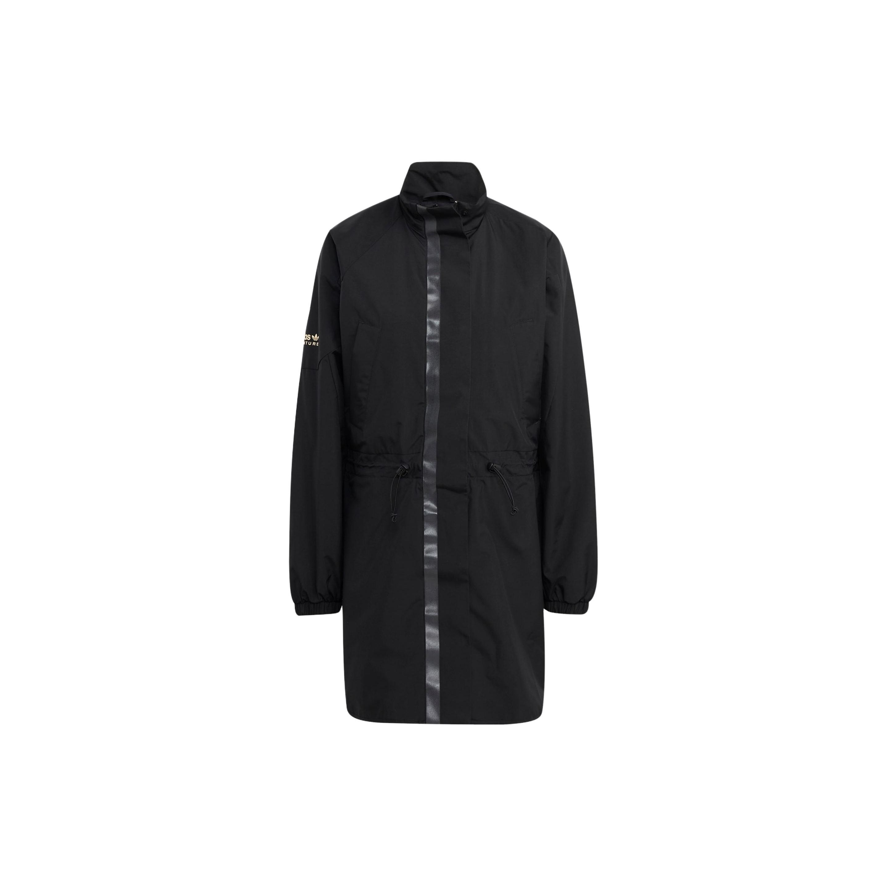 Adidas Originals Long Sleeve Shirt Dress Black Women s IA8567 XL