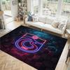 Trabzonspor FC Design Crystal Velvet Carpet Cozy Non?Slip Printed Rug For Bedroom Living Room Entrance