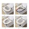 Winter Thick Toilet Seat Cushion, Portable Waterproof and Warm, Household Toilet Cover with Zipper Design, Hand Wash Only, Bathroom Accessory