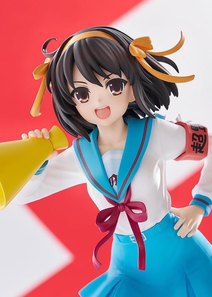 Good Smile Company The Melancholy of Haruhi Suzumiya POP UP PARADE Haruhi Suzumiya L size Plastic painted finished product Includes dedicated base