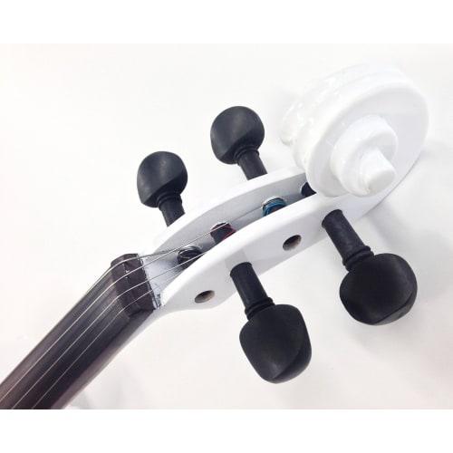 Hallstatt Violin 10-Piece Set with Instruction Book & DVD, V-12/WH, White