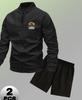 Baseball Tracksuit with Cargo Shorts for Men, Practical & Stylish, Perfect for Travel