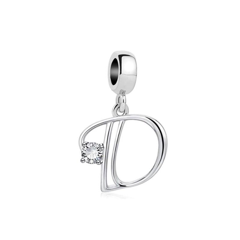 Fine 26 A-Z Lucky Letters Pendant Charm Beads Fit Original Bracelets Necklace Accessories Diy Women Jewelry Gifts
