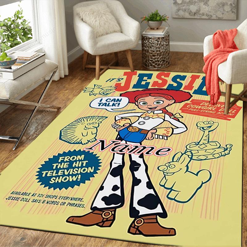 Custom 1Pc Cowgirl Jessie Adventure Rug Office Carpet Indoor Outdoor Entrance Doormat Nonslip Soft And Comfortable Living Room D916316
