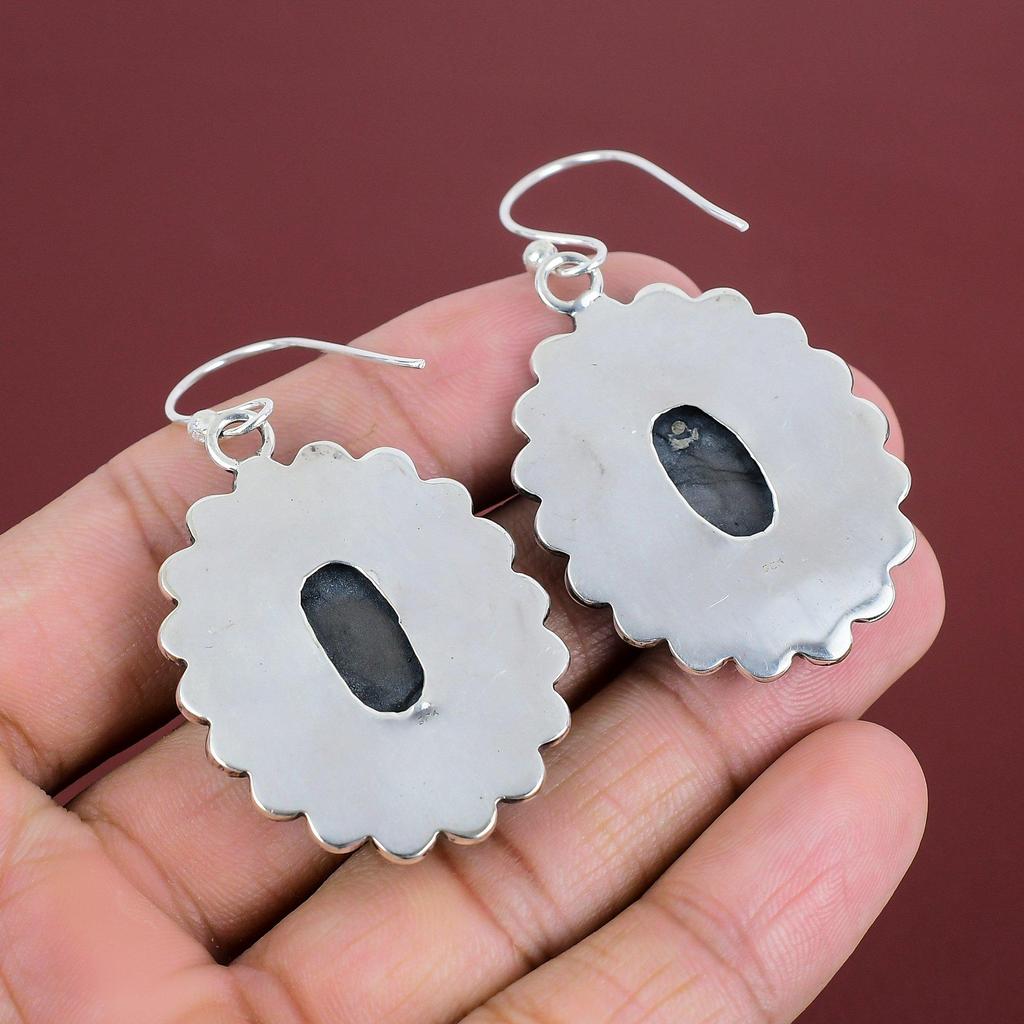 Picasso Jasper Gemstone Earrings 925 Sterling Silver Earring Handmade Boho Jewelry Birthstone Earring Gifts For Women Picasso Jasper Jewelry