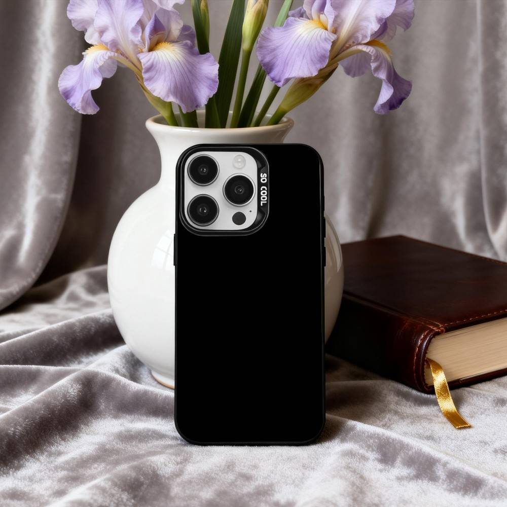 Pop-rock N-Neck D-Deep Band Phone Case For iPhone17,16,15,14,13,12,11 Plus,Pro Max Black Candy Silver Plated Cover