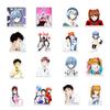 50 New Evangelion Graffiti Stickers Car Skateboard Refrigerator Suitcase Mobile Phone Decoration Stickers