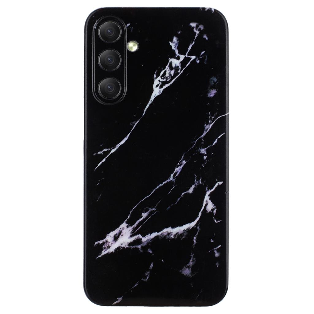 For Samsung Galaxy S24 FE Case Flexible TPU Marble Pattern Phone Cover