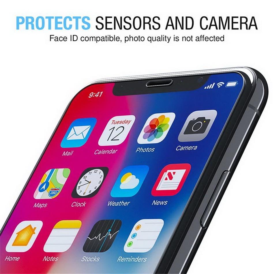 3PCS 9H Tempered Glass For iPhone17 16 15 14 13 12 11Pro Max 7 8 Plus Screen Protector For iPhone XS Max XR 12mini Protective Glass Film