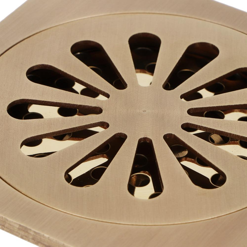 Copper Floor Drain Set Antique Floor Drain Easy Clean Shower Drain Outdoor Shower