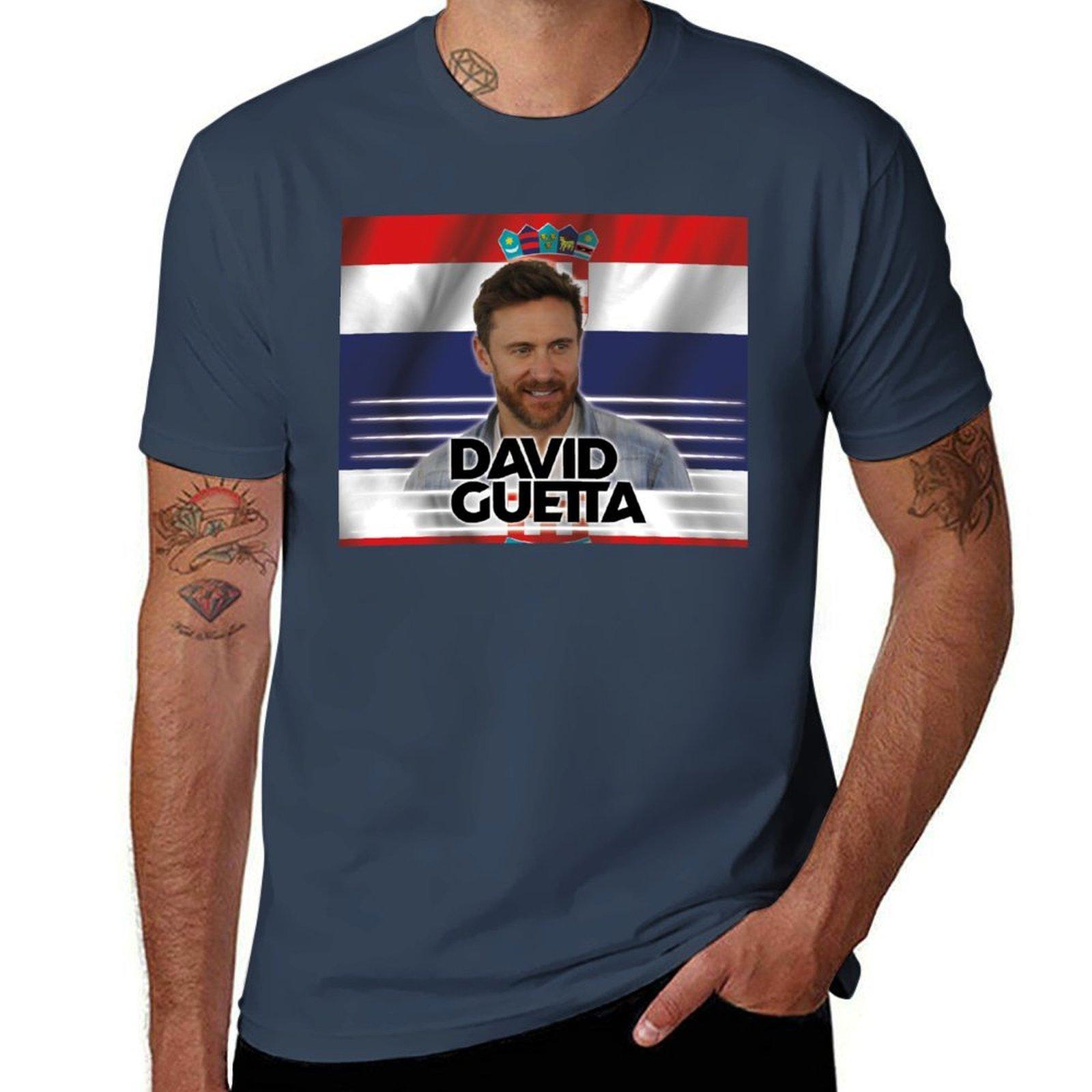 David Guetta TShirt Athletic Fit Sports Short Sleeve Top S