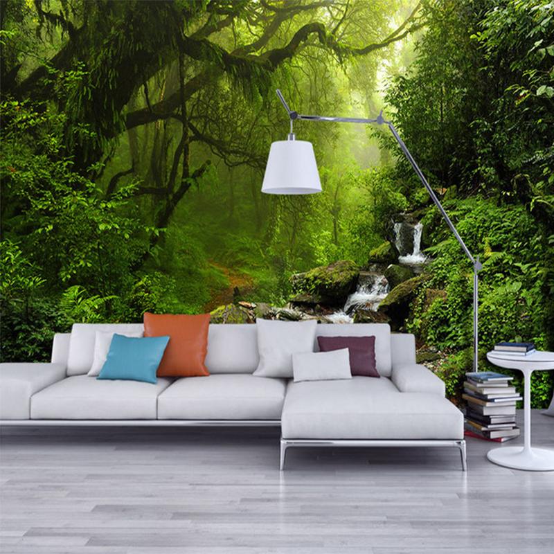 3d Stereo Virgin Forest Wallpaper Nature Landscape Wall Mural Living Room Sofa Tv Bedroom Backdrop Wall Paper