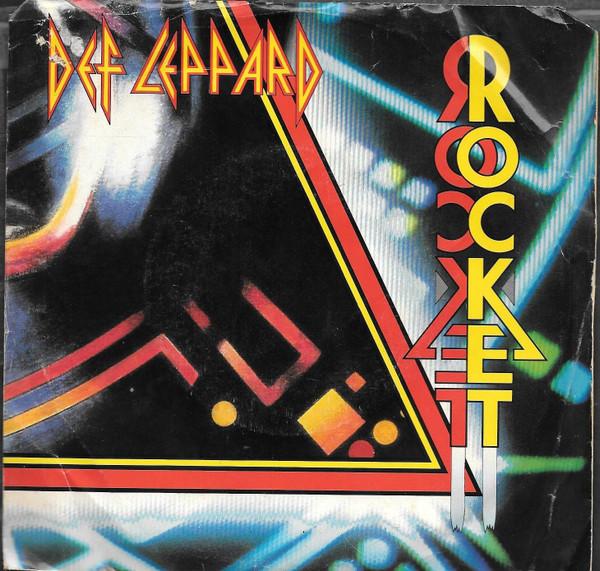 

7inch Record DEF LEPPARD - Rocket 87256147 Mercury 1989 US Rock Used
