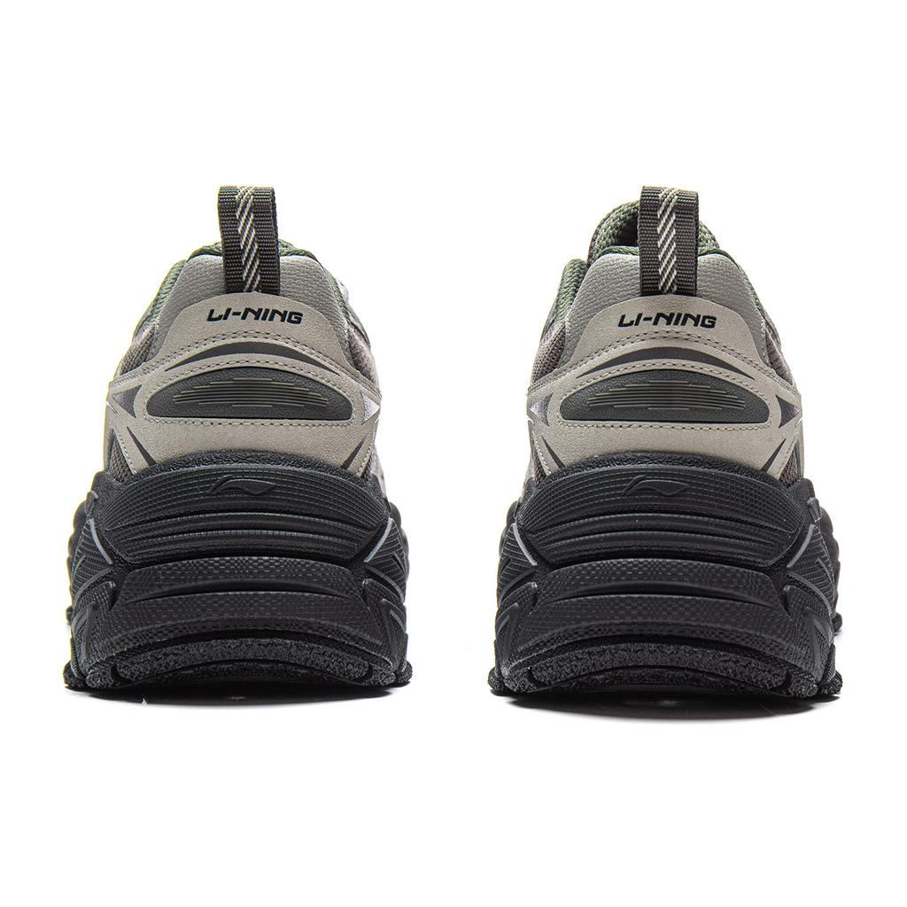 Li Ning Brown Sugar 2 Cushioning Slip Resistant Abrasion Resistant Breathable Rebound Low top Casual Shoes Men's Gray AGCV365-4