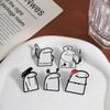 Meme Character Enamel Brooch Creative Cartoon Lapel Pin Funny Badge Exquisite Fashion Jewelry Gift For Friends Men Women