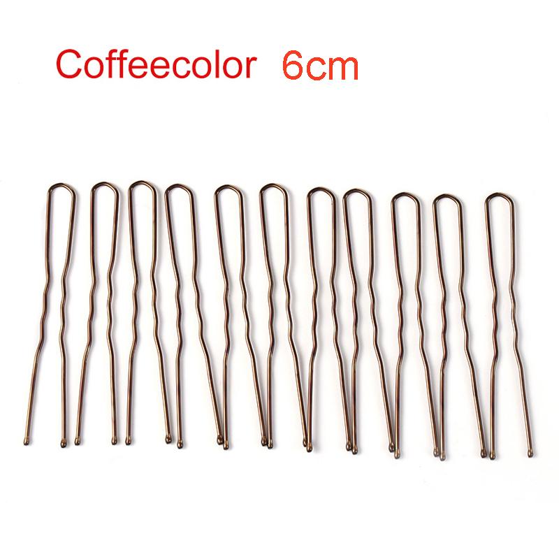 5/7cm 20Pcs U Shaped Hairpin Hair Clips Bobby Pins Metal Barrette Women Modeling Tools Bridal Hairstyle