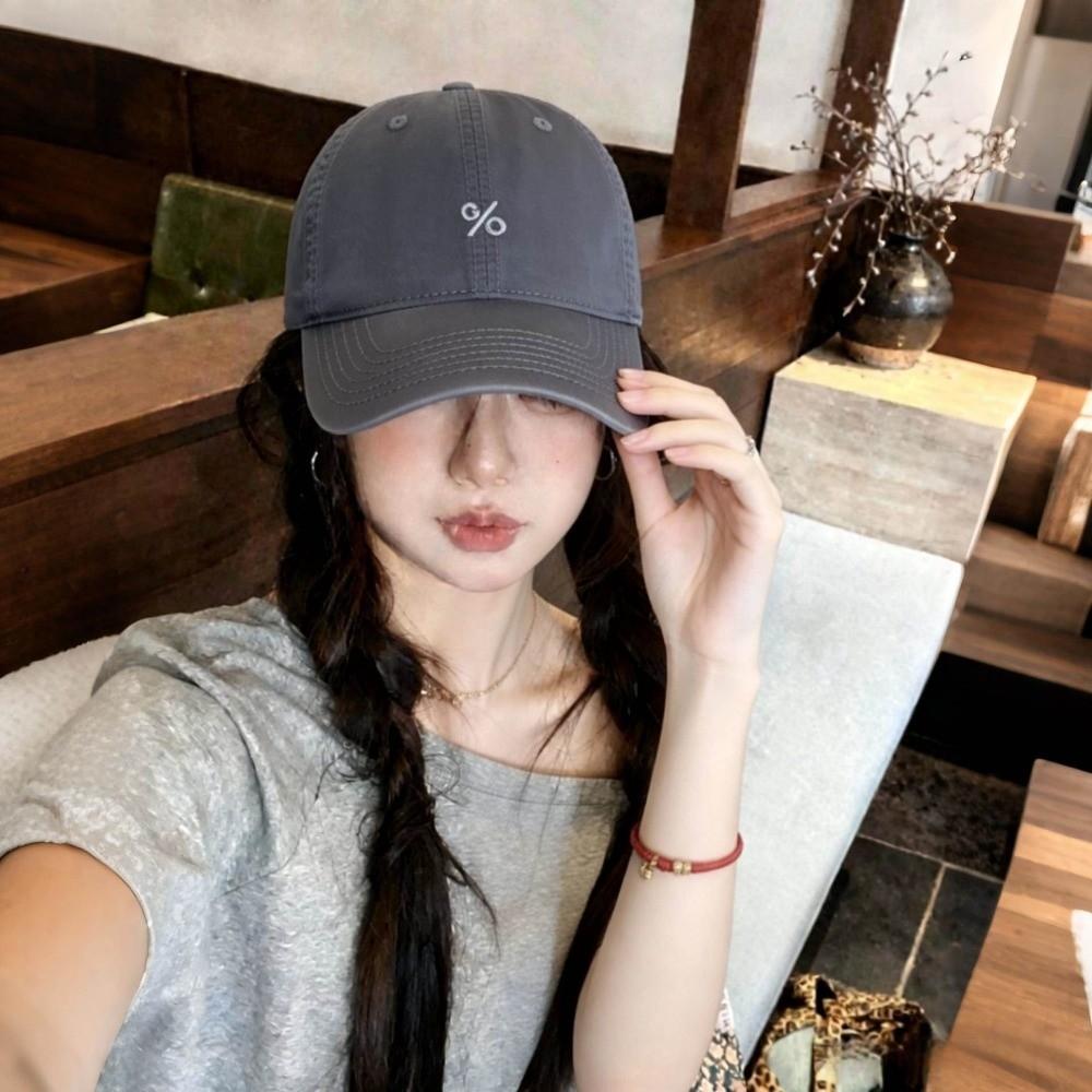 Solid Color Sun Hats Cotton Sunscreen Hat Fashion Peaked Cap for Spring Summer Season