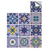 Wall Tile Flower Wall Sticker Mural Tile Decal Waterproof Self-Adhesive Tile Sticker