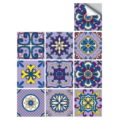 Πλακάκι Τοίχου Αυτοκόλλητο Τοίχου Λουλούδι Μουράλ Αυτοκόλλητο Πλακιδίων Αδιάβροχο Αυτοκόλλητο Πλακιδίων