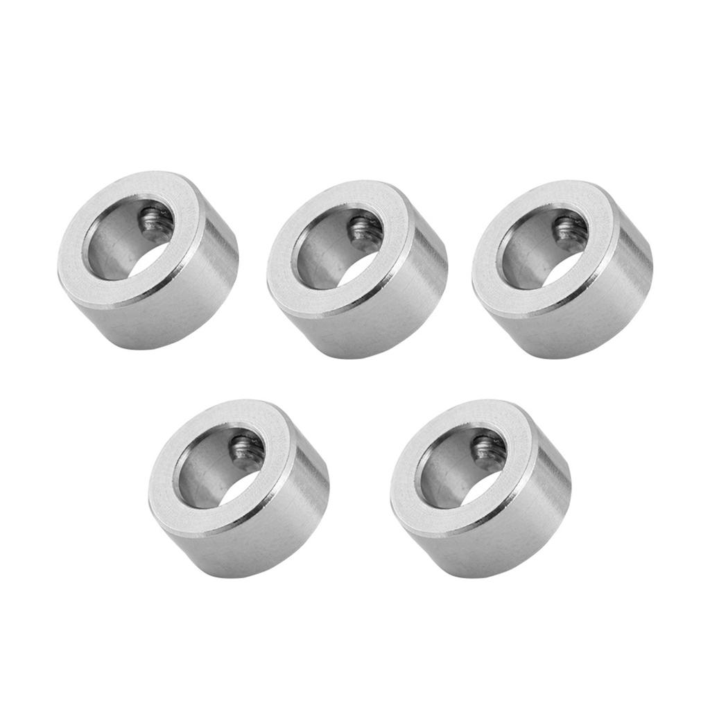 5 Pcs 8mm Shaft Lock Collar T8   Screw Lock Ring Nickle Plated Iron Isolation for 3D Printer