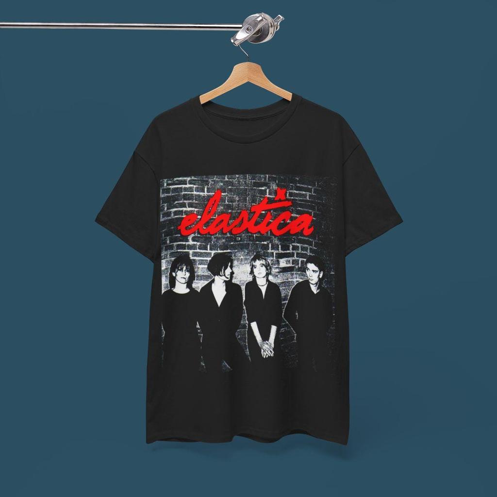 Elastica Band T-shirt - Rock Punk Pop Music - Suede Blur Belly Echobelly Oasis Tee