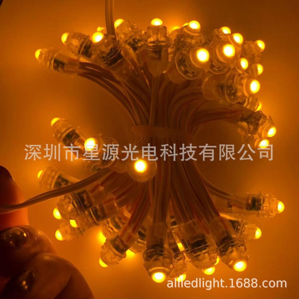 9MM Monochrome 12V Waterproof Outdoor String Lights with PCB Potting for Signs.