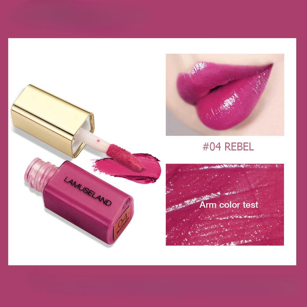 12 Colors Cute Mini Velvet Moisture Lip Gloss Nutritious Liquid Lipstick 3.5g