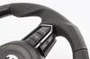 KENSTYLE Original Steering Wheel MD04 for Mazda Combination Silver Steering Wheel MD04 CX-5 (KF series) 2017/2~ Carbon/Leather (Red & Stitch)