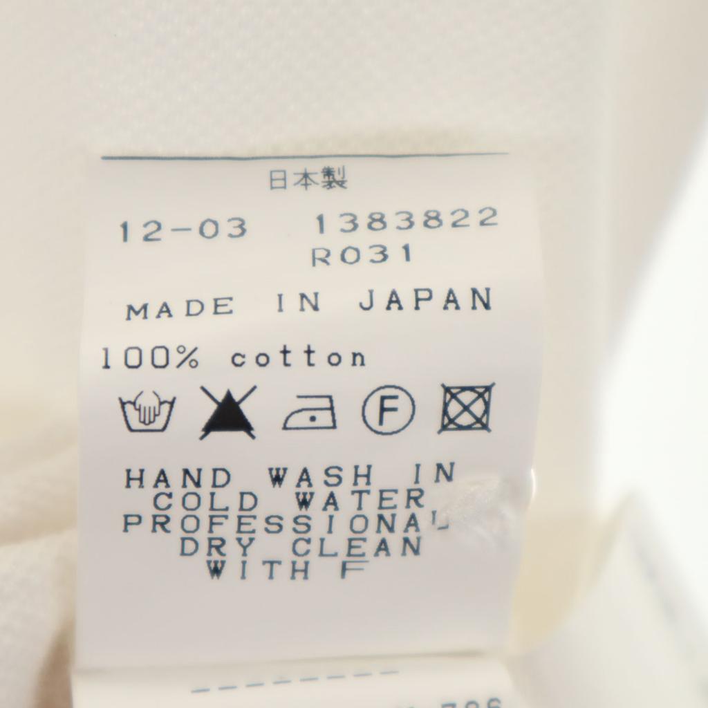 Pearly Gates Made In Japan Golf Short Sleeve Polo Shirt White Fawn Women Used