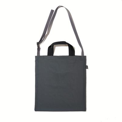 Highhiking Useful Two-Way Recycled Fabric Tote Bag (Gray)