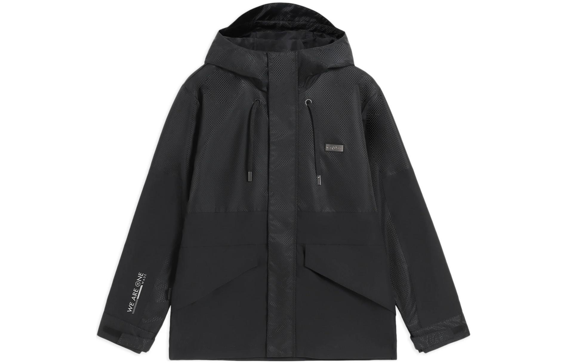 Li Ning Jackets Men s Black Hooded Moderate Other AFDS061-1 S