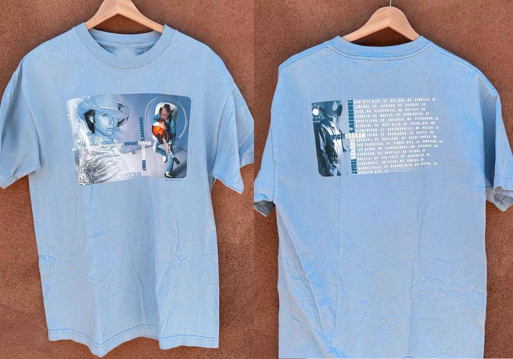 Dwight Yoakam Sounds Today Blue Unisex 100% Cotton T-Shirt MC1080 Unisex T-Shirt