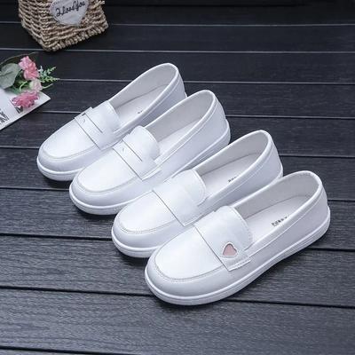 Mode Sommer Weiße Krankenschuhe Damen Weiche Sohle Mode Bequem Lässig Bequem Rutschfest Flach Sport Walking Schuhe