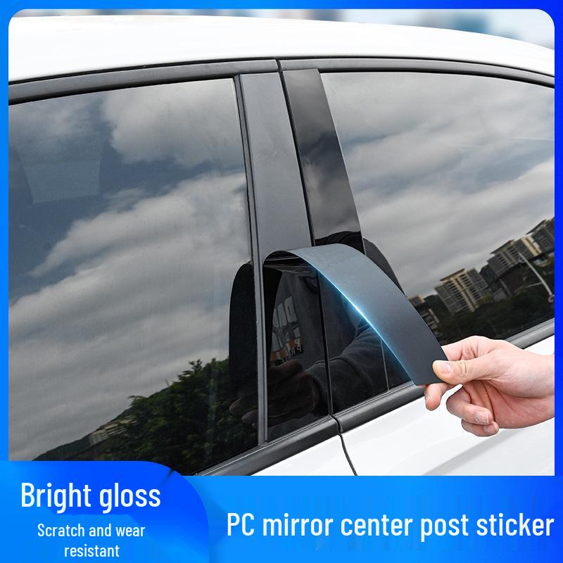 Nissan Kicks P15 Window Trim Door Frame Black Pillar Sticker 2016-2023