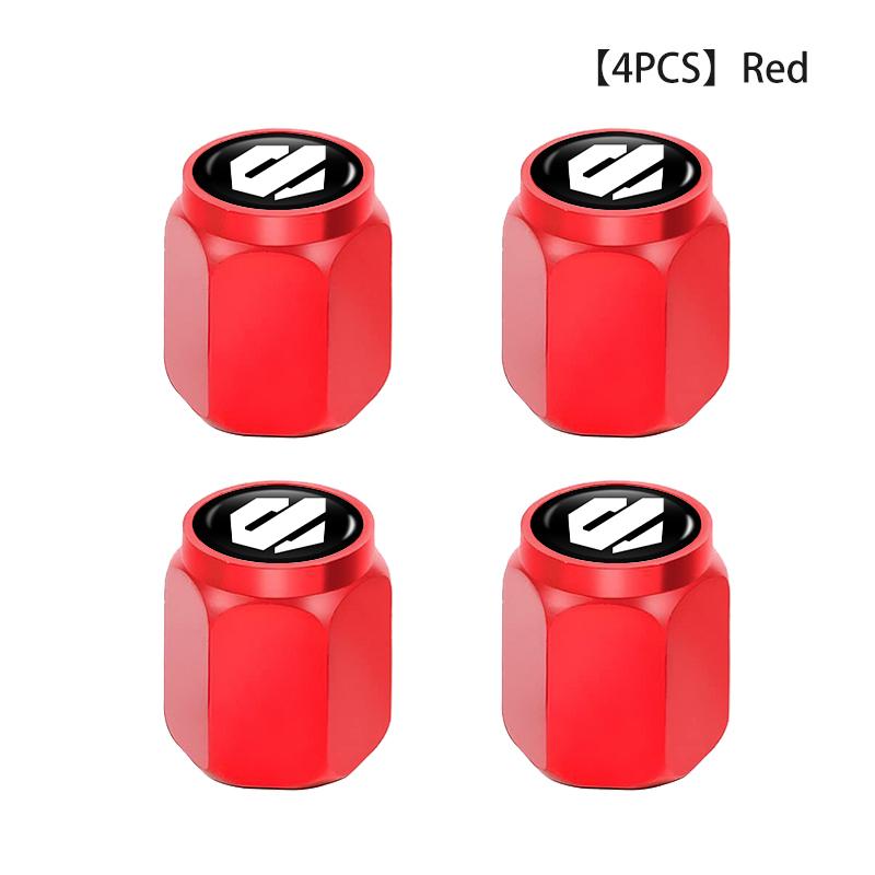 

4pcs Car Wheel Tire Valve Caps Tyre Rim Stem Covers Universal For Toyota Alphard 2015 2016 2017 2018 2019 2020 Series Vellfire