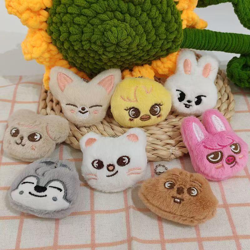 Kpop Straykids SKZOO FM SK SKZ Furry Doll Toy Hyunjin, Bangchan, Leeknow, Han, Felix, Seungmin, I.N, Changbin