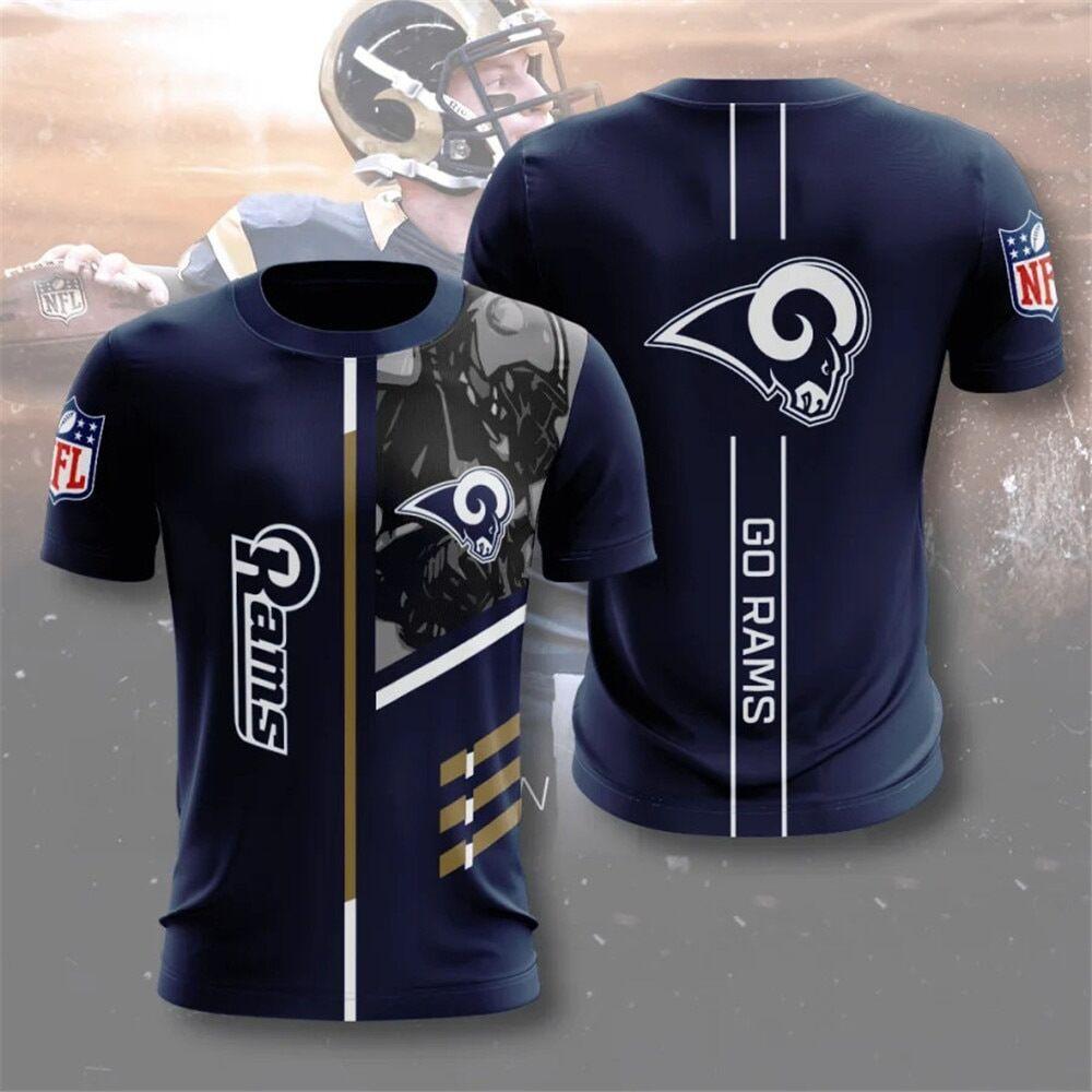 NFL Men's Football Shirt Sports Easy To Dry Short Sleeve 3D Digital Printed Team Needle Eye T-shirt