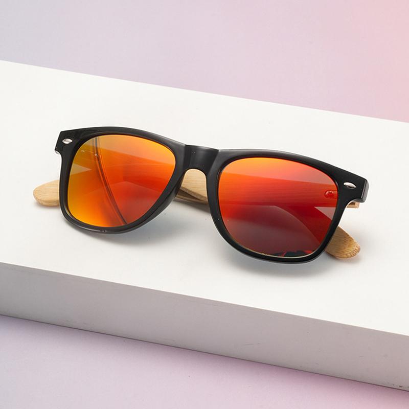 New Vintage Square Sunglasses Women Men Wooden mirror legs Round Sun Glasses Female Eyewear for Male Female Eyeglasses