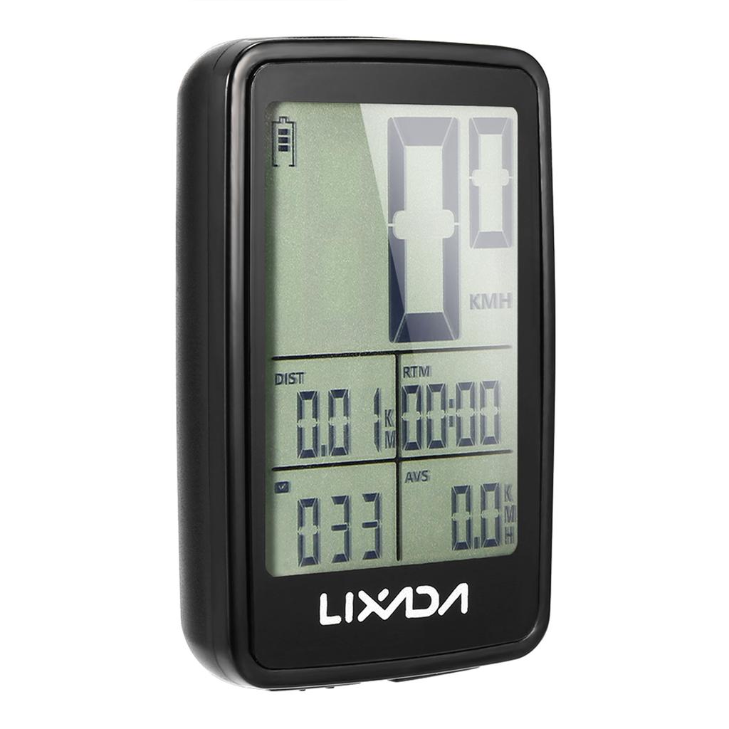 Lixada USB Ricaricabile Wireless Computer da Bicicletta Ciclocomputer Tachimetro Contachilometri con Supporto per Montaggio Computer