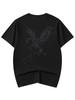 Niepce Japanese Streetwear Embroidery T-shirt Rebirth of the Phoenix Graphic Tee
