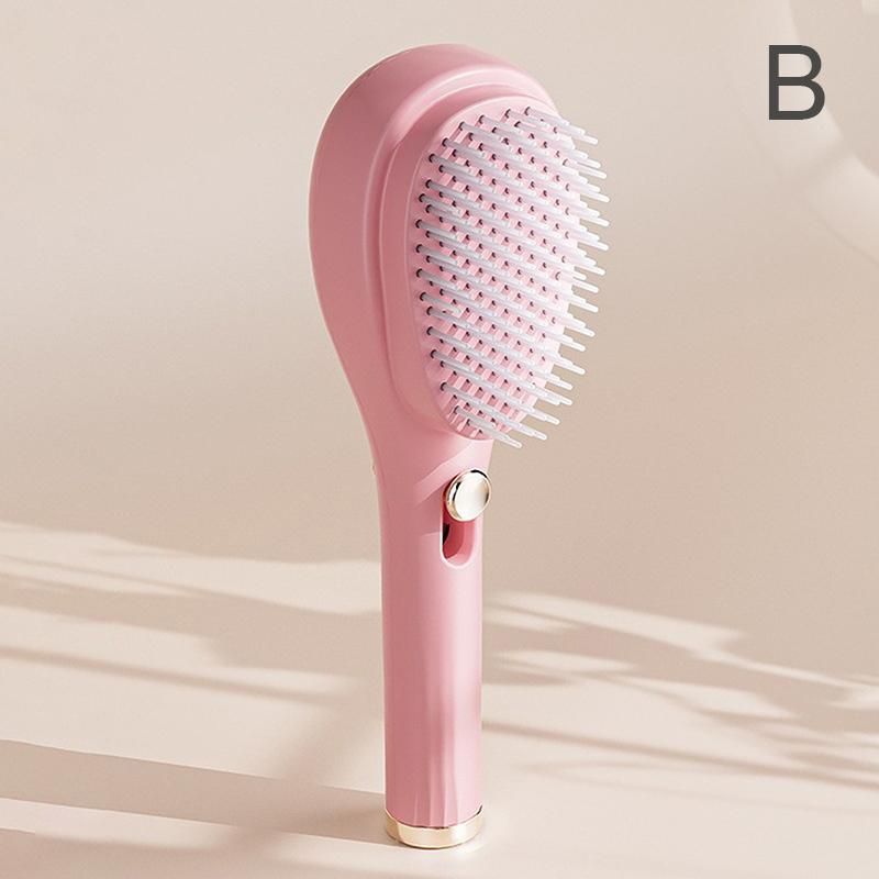 Self Cleaning Hair Massage Airbag Comb Retractable Comb Anti-Static Hair Smoothing Comb Scalp Cleaning Massage Comb Hair Fluffy