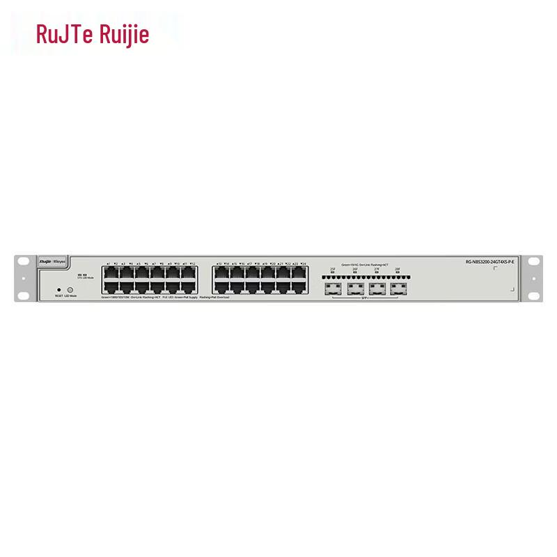 Ruijie RG-NBS3200-24GT4XS-P-E 24-Port Gigabit PoE+ Managed Switch