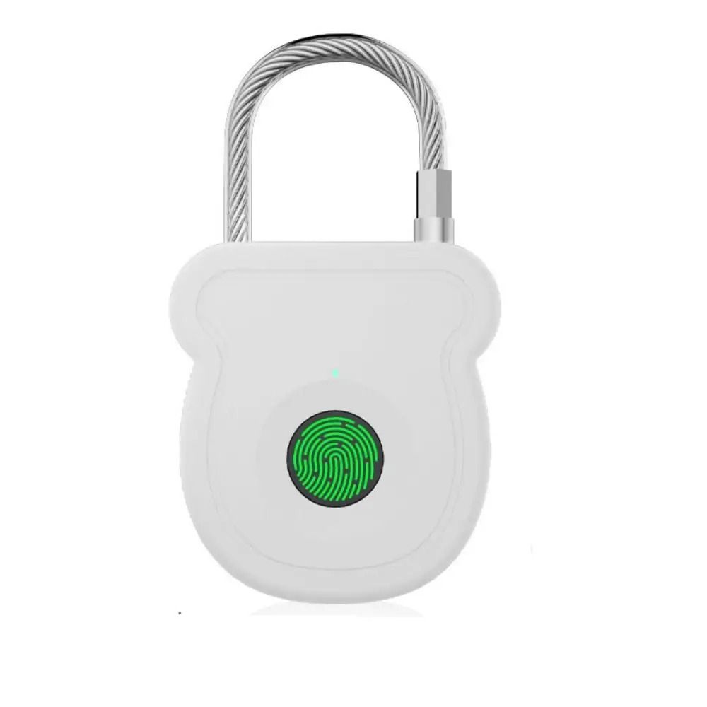 ABS Material Smart Padlock Waterproof Fingerprint Lock Fingerprin Keyless Lock Backpack