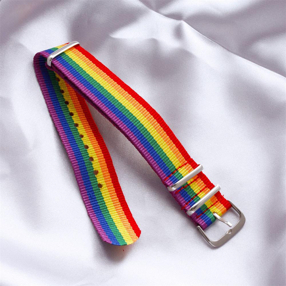 HyunA Style Buntes Herz Regenbogen Armreif - Trendiger Mädchenschmuck