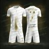 Special Edition Ronaldo No.7 Football Jersey Tee Shorts Set Sportwear Harajuku Summer Casual Kid Tshirt or 2 Piece Set